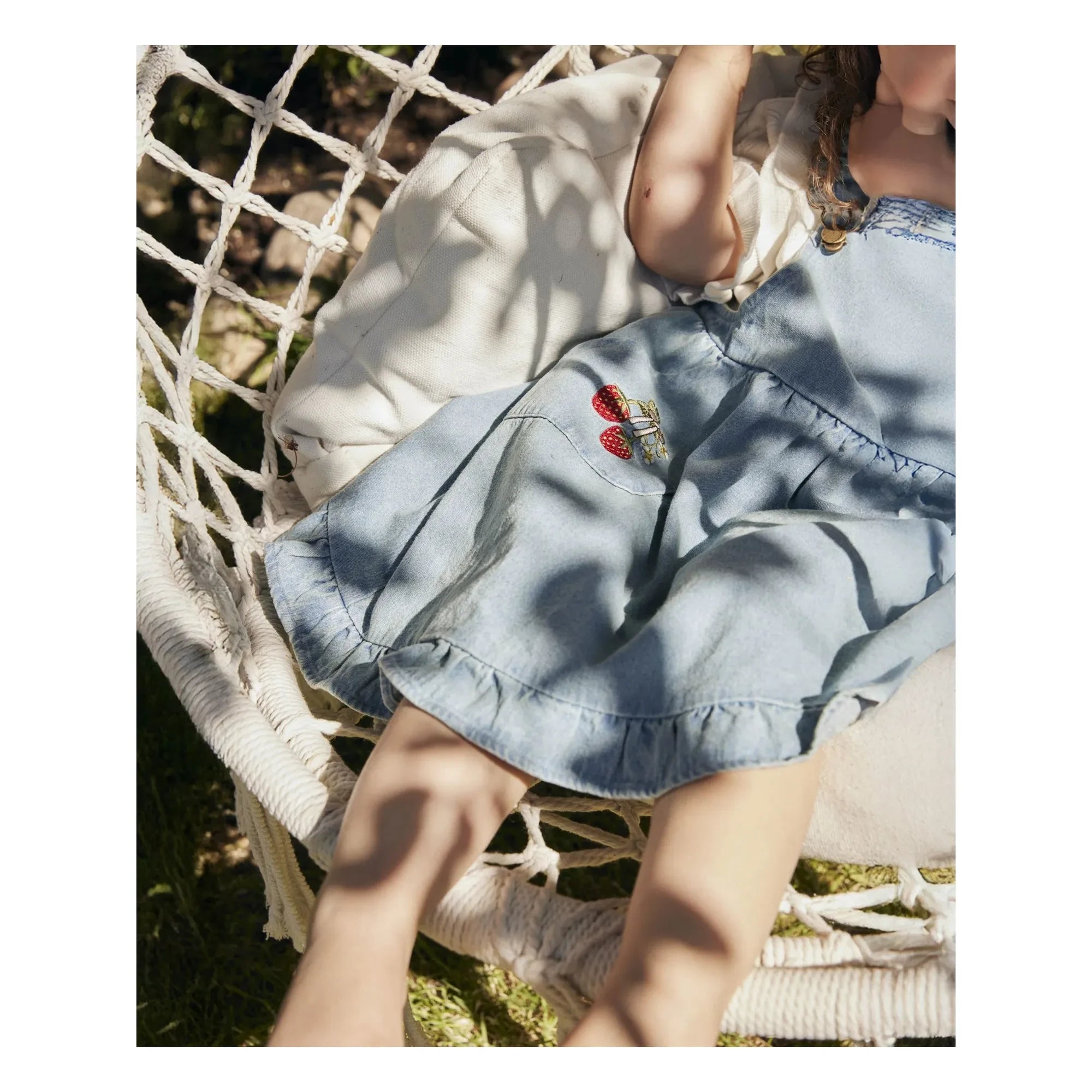 Fliink - Don Denim Jumpsuit Kleid | Hellblau