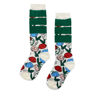 Wynken - Presto Blumen-Socken | Ecru