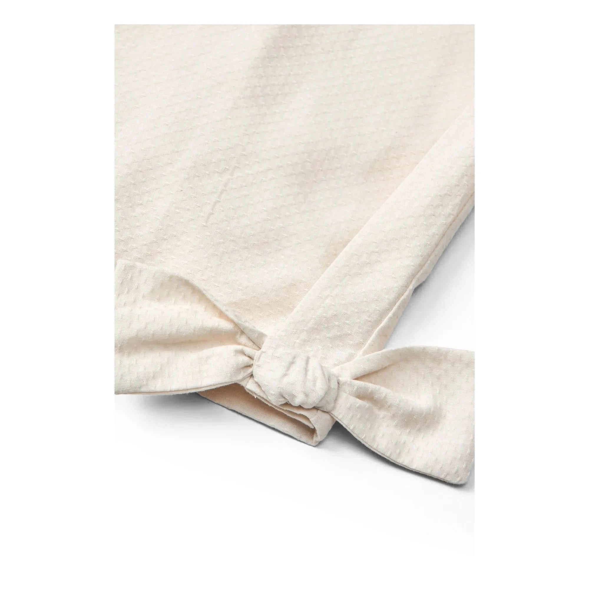 Copenhagen Colors - Bio-Baumwollhose mit Schleifendetail | Creme