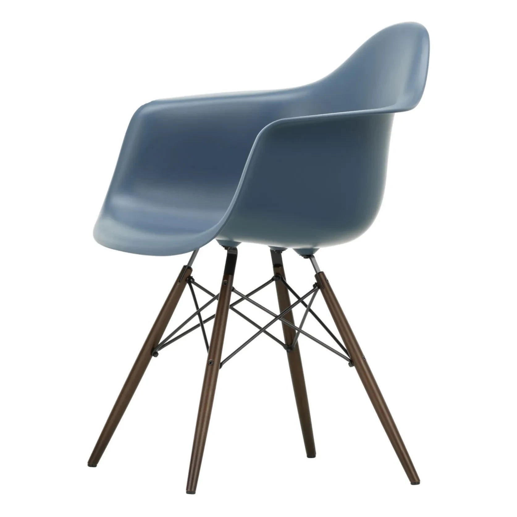 Vitra - DAW Stuhl - Ahornuntergestell - Charles & Ray Eames | Marineblau