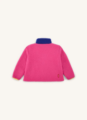 Hello Hossy - Fleecejacke mit Reißverschluss | Fuchsia