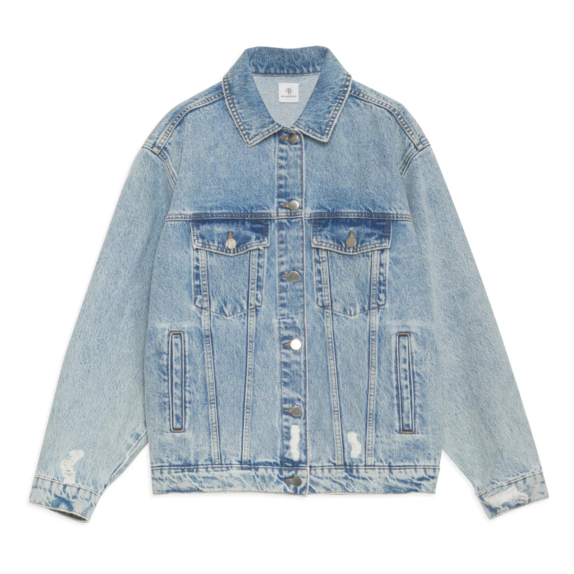 Anine Bing - Rory Jacke | Vintage-Blau-Denim