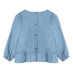 Fliink - Helene Tencel Bluse | Hellblau