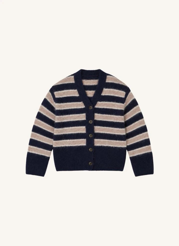 Nitah - Michel Strickjacke | Blau