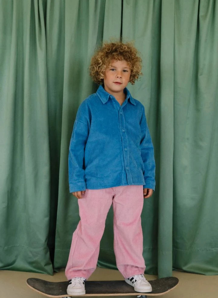 We Are Kids - Johnny Samt-Hemd | Grau