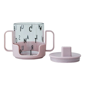 Buchstaben-Design – Tritan-Geschenkset | Dunkelviolett