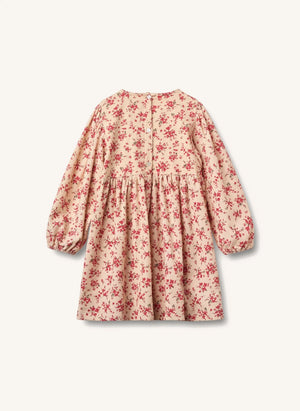 Wheat - Sylvia Fleurie Bio-Baumwollkleid | Pfirsich