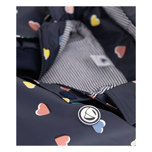 Petit Bateau - Ciré İkonik Kalpler | Lacivert