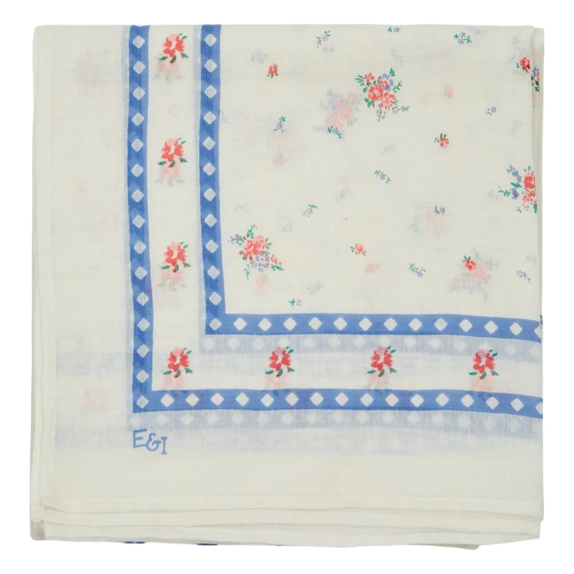 Emile et Ida - Schal mit Blumenmuster | Creme