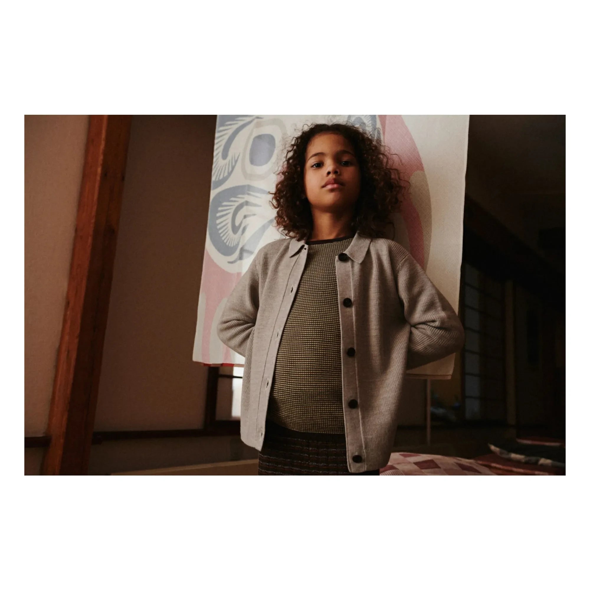 FUB – Merinowolle Cardigan | Heather Beige