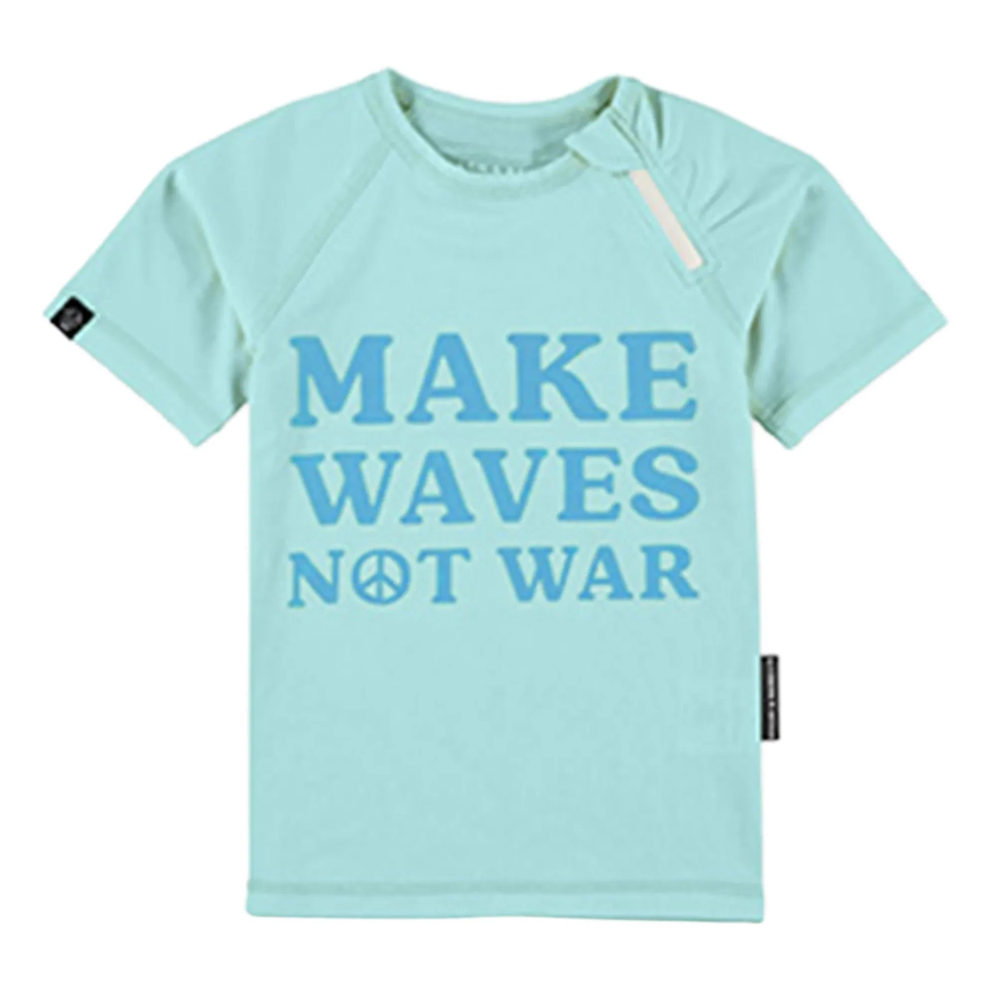 Beach & Bandits - Makes Waves Anti-UV T-Shirt recycelte Fasern | Hellblau