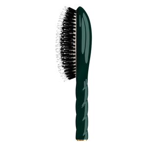 La Bonne Brosse - Haarbürste L'Indispensable Twist N°03 - Pflege & Glanz | Smaragdgrün