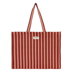 Gabrielle Paris - Garance Gestreifte Wochenendtasche | Rot