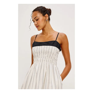 Rails - Gestreiftes Kleid „Primrose“ | Weiß
