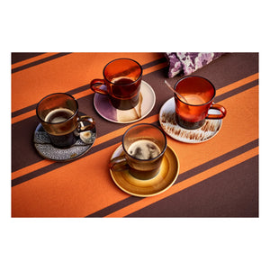 HKliving - 70er Teller - 4er Set