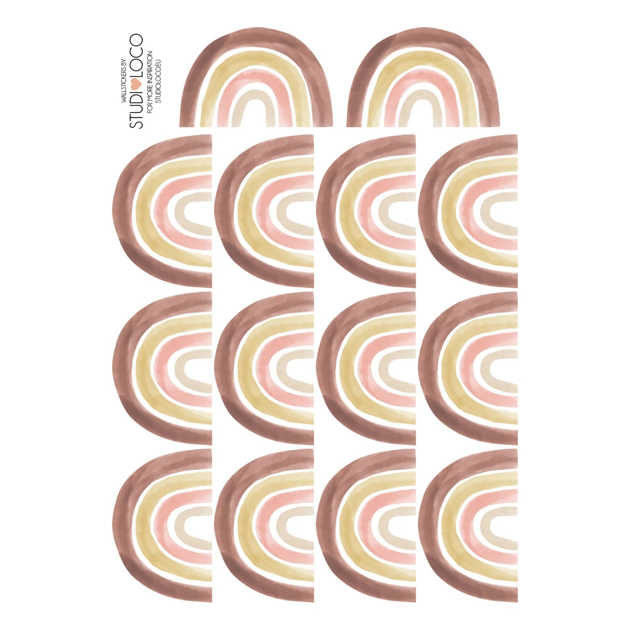 Studio Loco - Regenbogen-Wandsticker