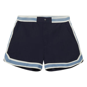 Ché Studios - Baller Shorts aus recycelten Fasern | Marineblau