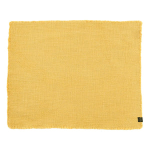 Haomy - California Leinen Tischset | Ocker