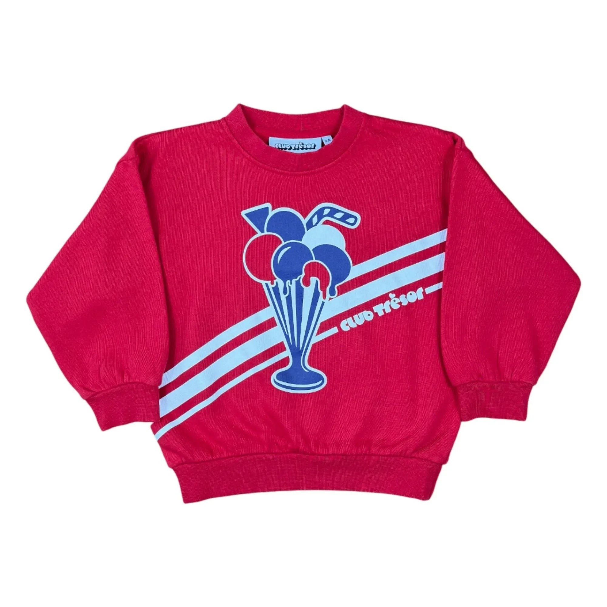 Club Trésor - Sweat Ice Cream | Himbeerrot