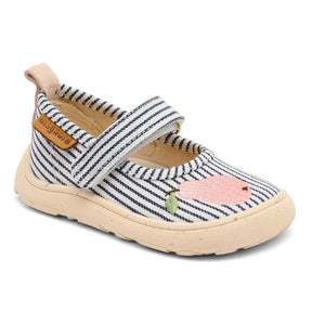 bisgaard - Marineblaue gestreifte Slipper