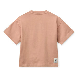 Liewood - Tyler Hearts Bio-Baumwoll-T-Shirt | Rosa