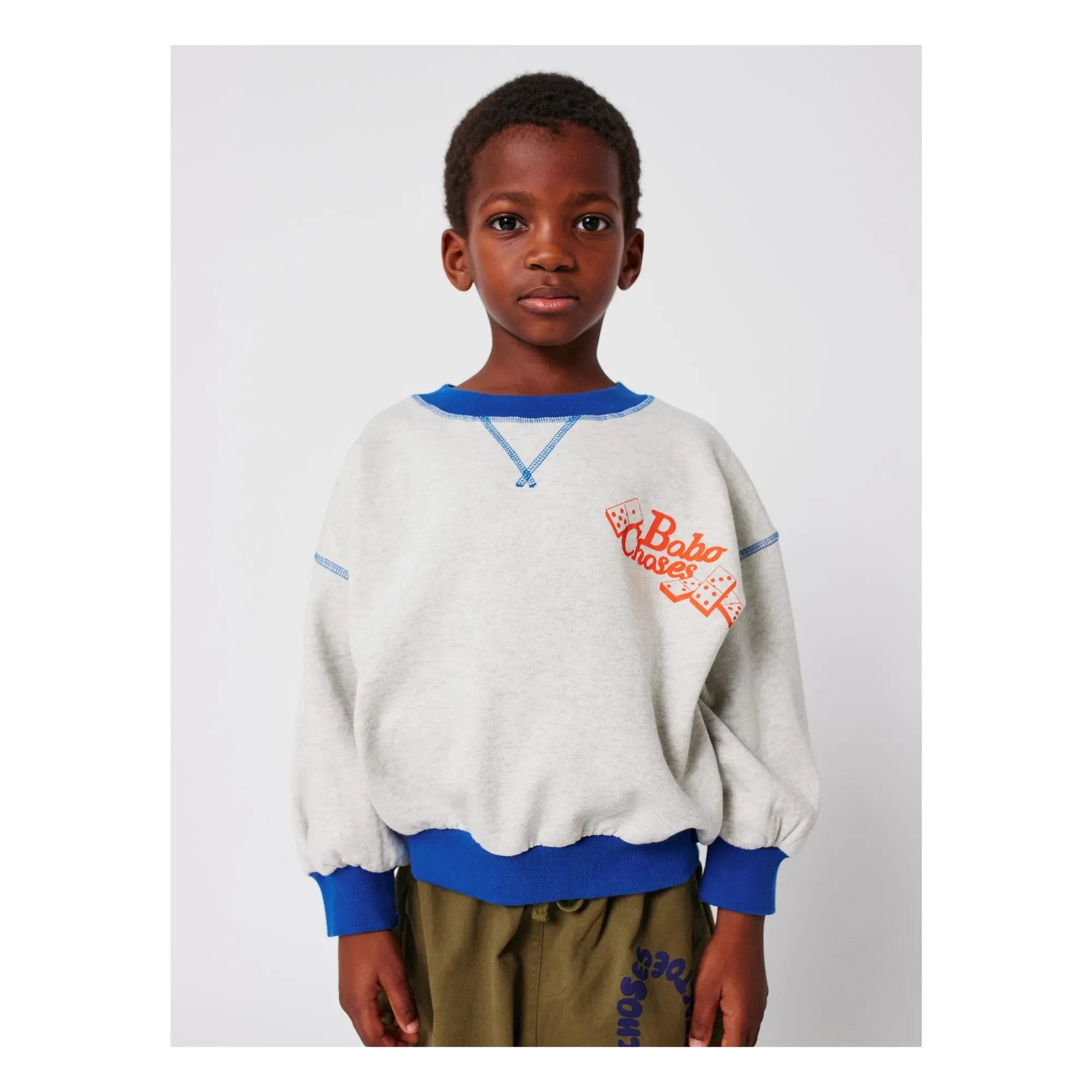 Bobo Choses - Sweat Dice Bobo Choses Bio-Baumwolle | Graumelange