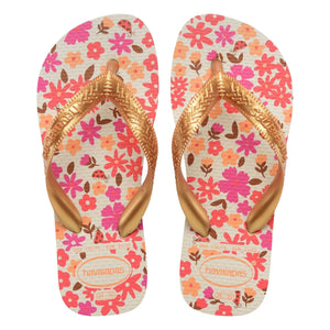 Havaianas - Flores Zehentrenner | Beige