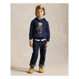 Ralph Lauren - Bären-Kapuzenpullover | Marineblau