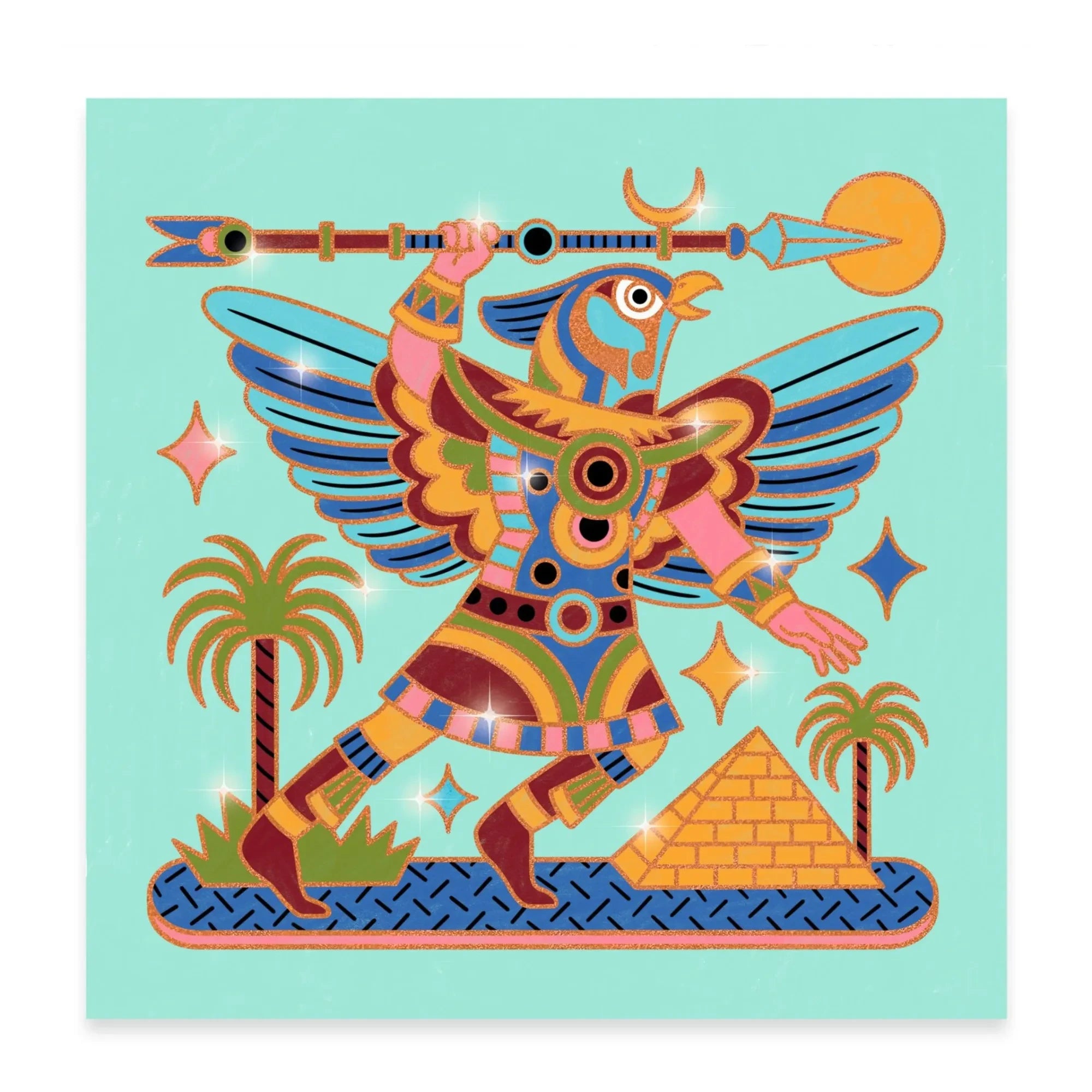 Djeco - Tierkrieger Malvorlagen