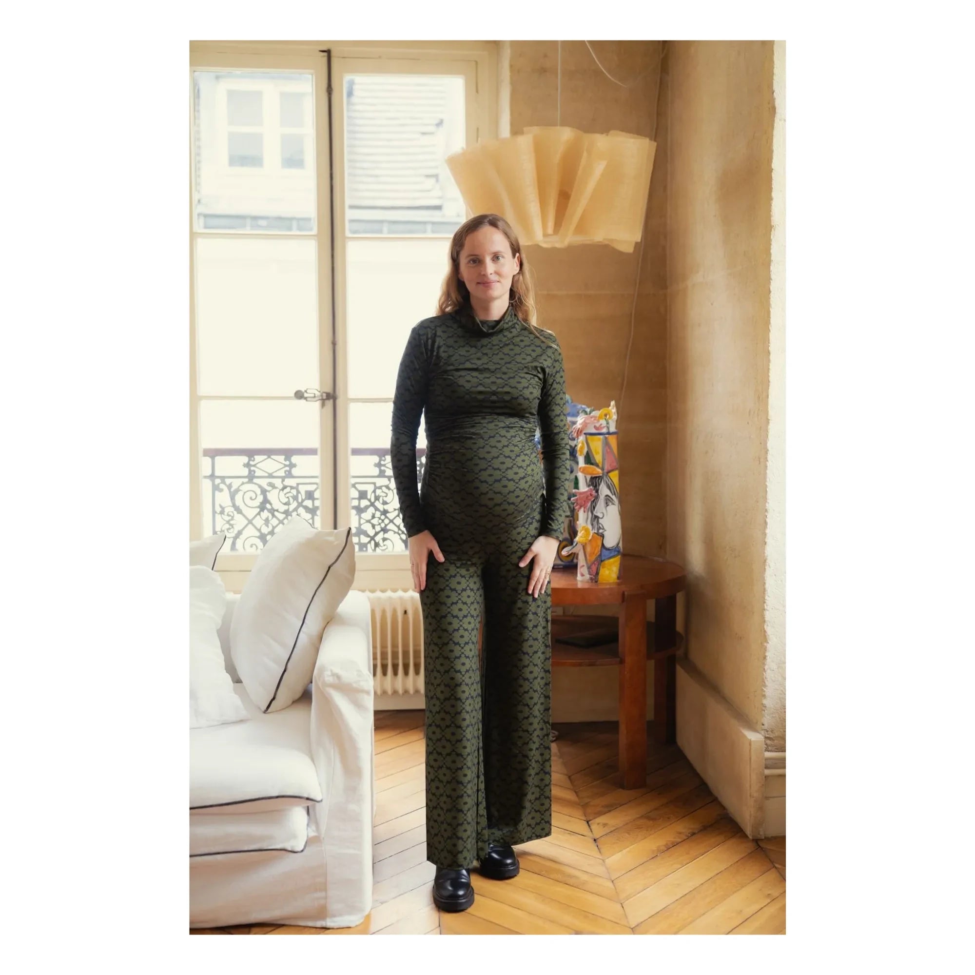 Paloma Collection - Andrea Seventies Umstandshose | Khaki