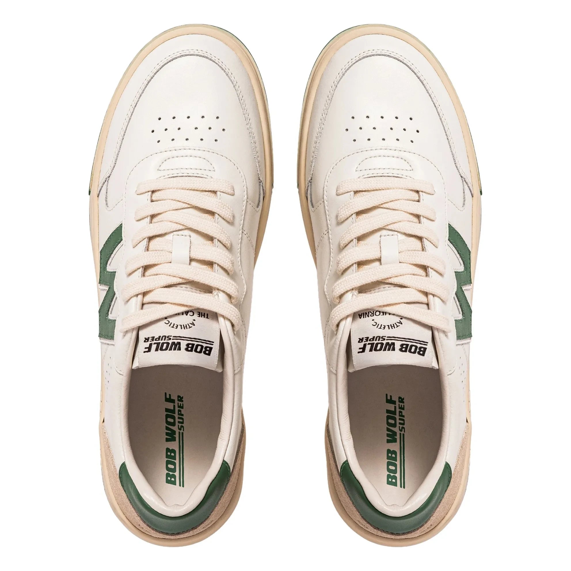 Bob Wolf - Legacy Deri ve Süet Sneakers | Yeşil