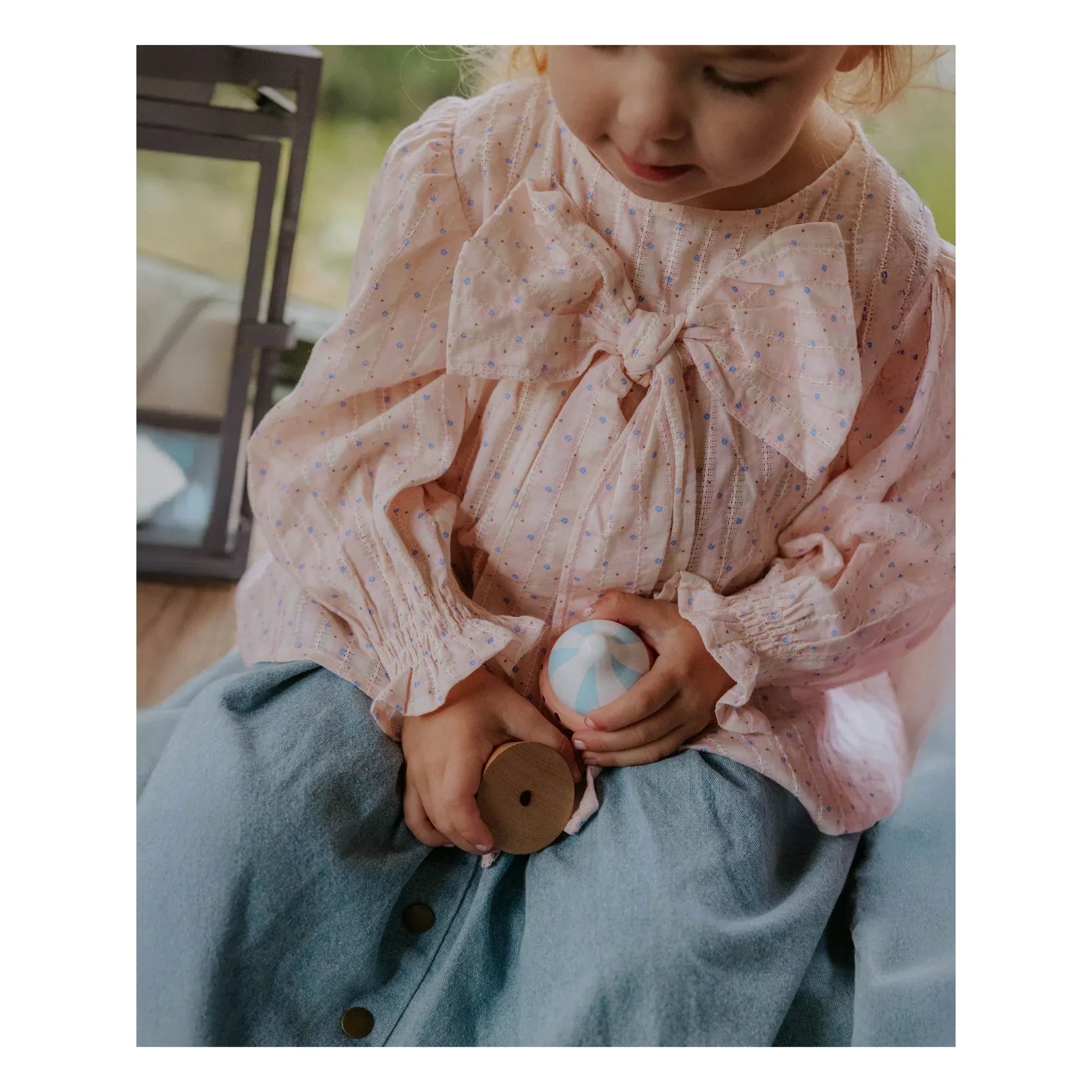 Fliink - Bluse Zorro Schleife | Rosa