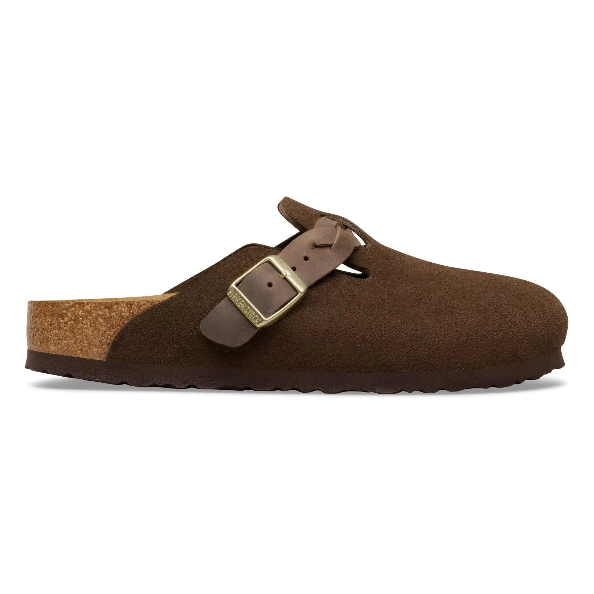 BIRKENSTOCK – Boston Geflochtene Schweden Pantoffeln | Braun