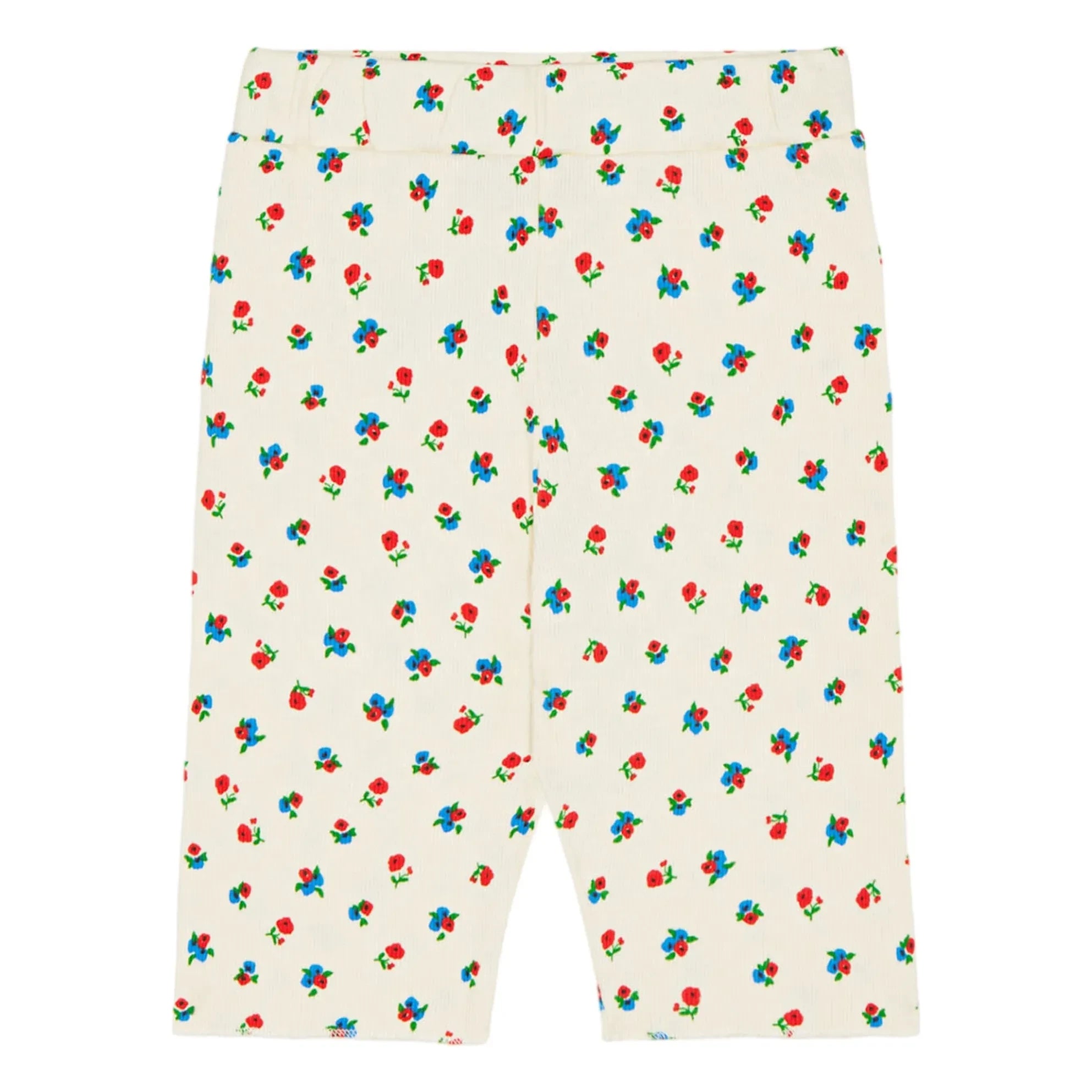 The Campamento - Geblümte Radlerhose | Ecru