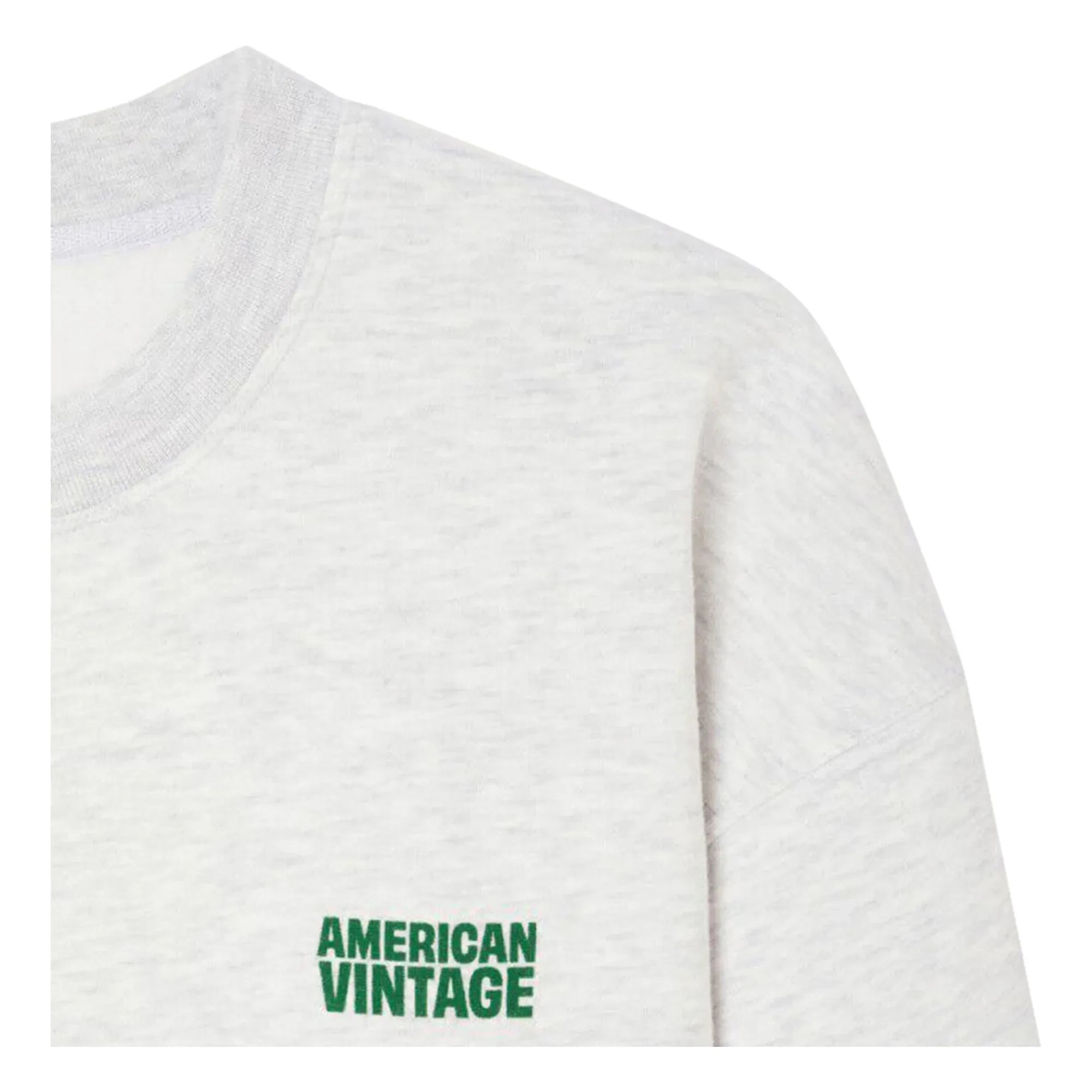 American Vintage - Baptown Sweatshirt | Grau meliert