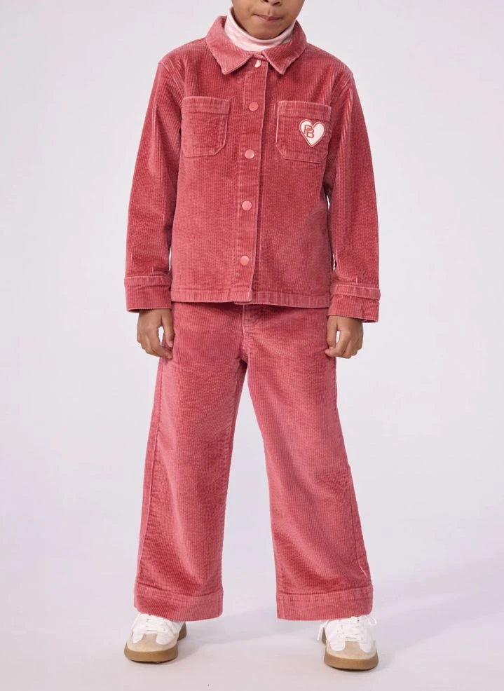 Petit Bateau - Cordhose aus Bio-Baumwolle mit weitem Bein | Rot