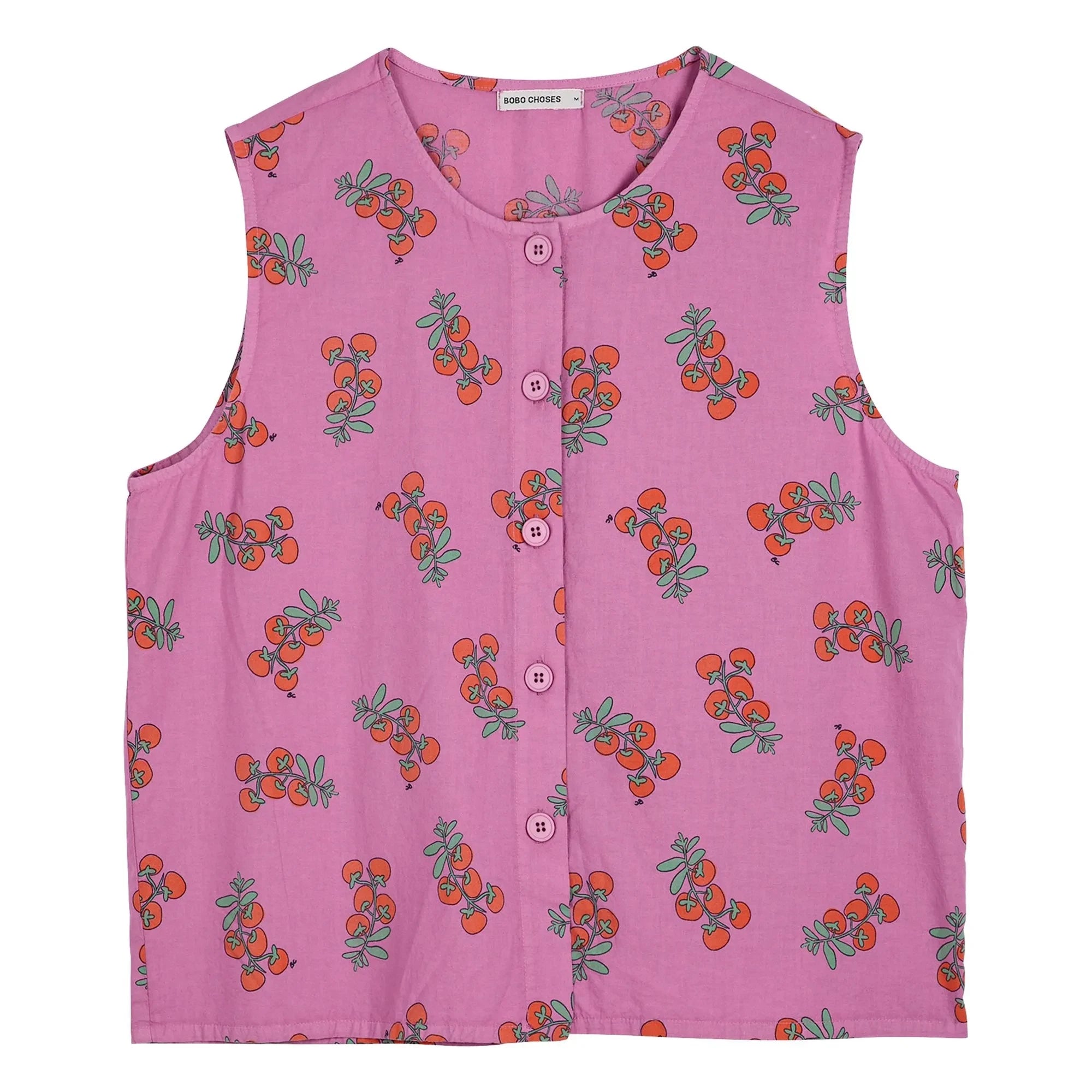 Bobo Choses - Bio-Baumwolle Top mit Tomaten-Muster | Lila
