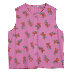 Bobo Choses - Bio-Baumwolle Top mit Tomaten-Muster | Lila