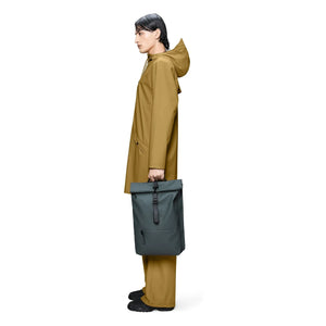 Rains - Rolltop W3 Rucksack | Dunkelgrau