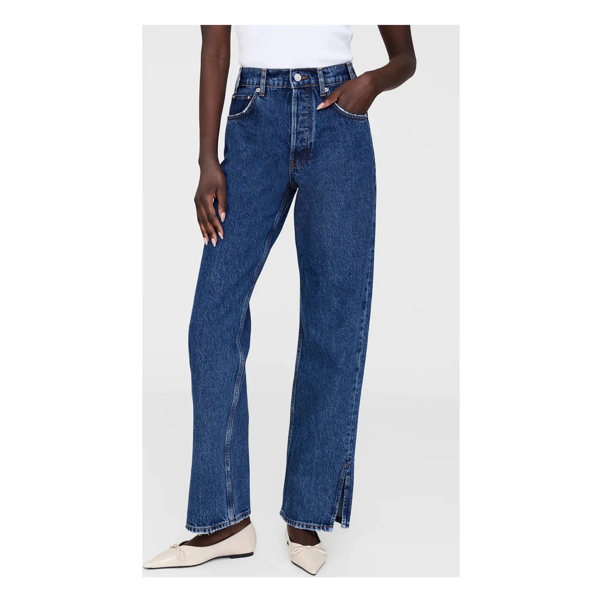 Anine Bing - Jean Roy 31" | Gewaschenes Blau