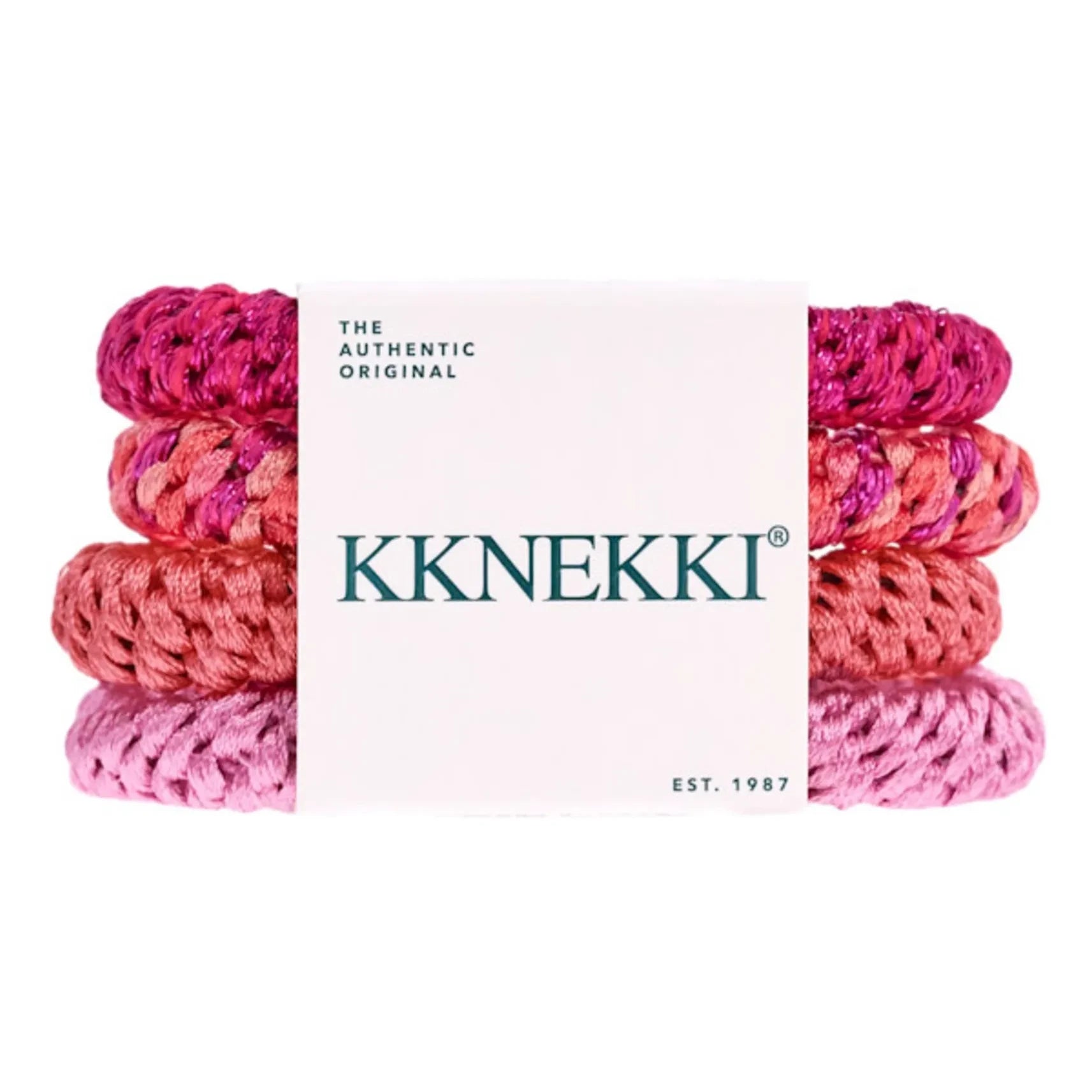 Bon Dep - 4er Kknekki 44 Haargummiset | Rosa