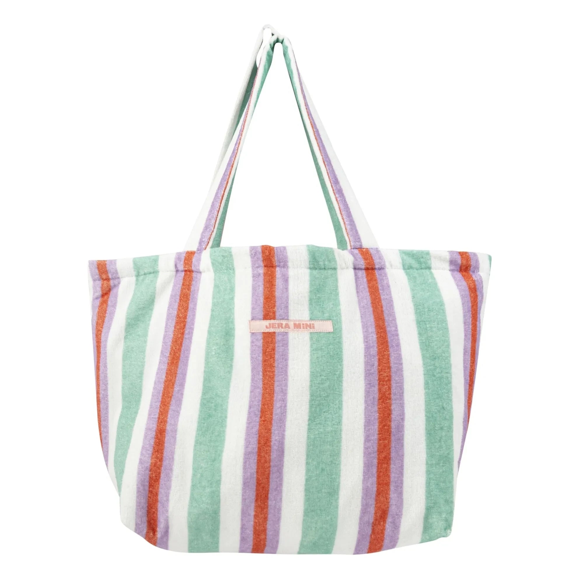 Jera Mini – Gestreifte Handtuch-Strandtasche