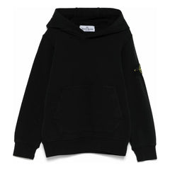 Stone Island – Kapuzenpullover mit Logo | Schwarz