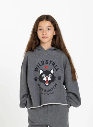 Finger in the nose - Bunny Sweatshirt | Melange grau
