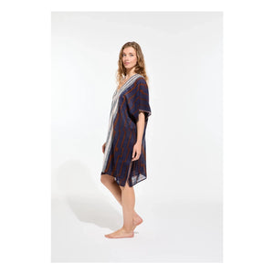 Mapoésie - Elia Céleste Baumwollkleid | Nachtblau