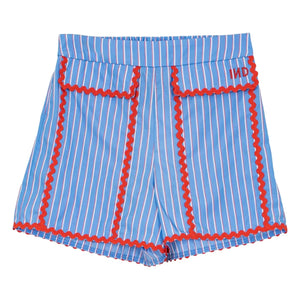 Indee - States Gestreifte Shorts | Blau