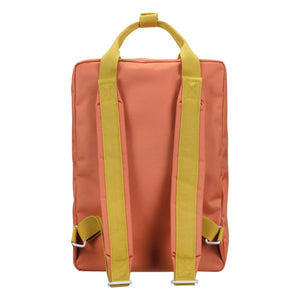 Sticky Lemon - Großer Umschlagrucksack | Koralle