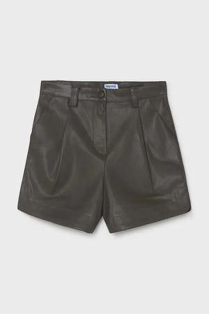 Bermudashorts aus Kunstleder für Kinder