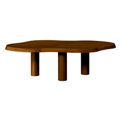 Gabrielle Paris - Jeanne Couchtisch mit Teakholzfurnier | Teakholz