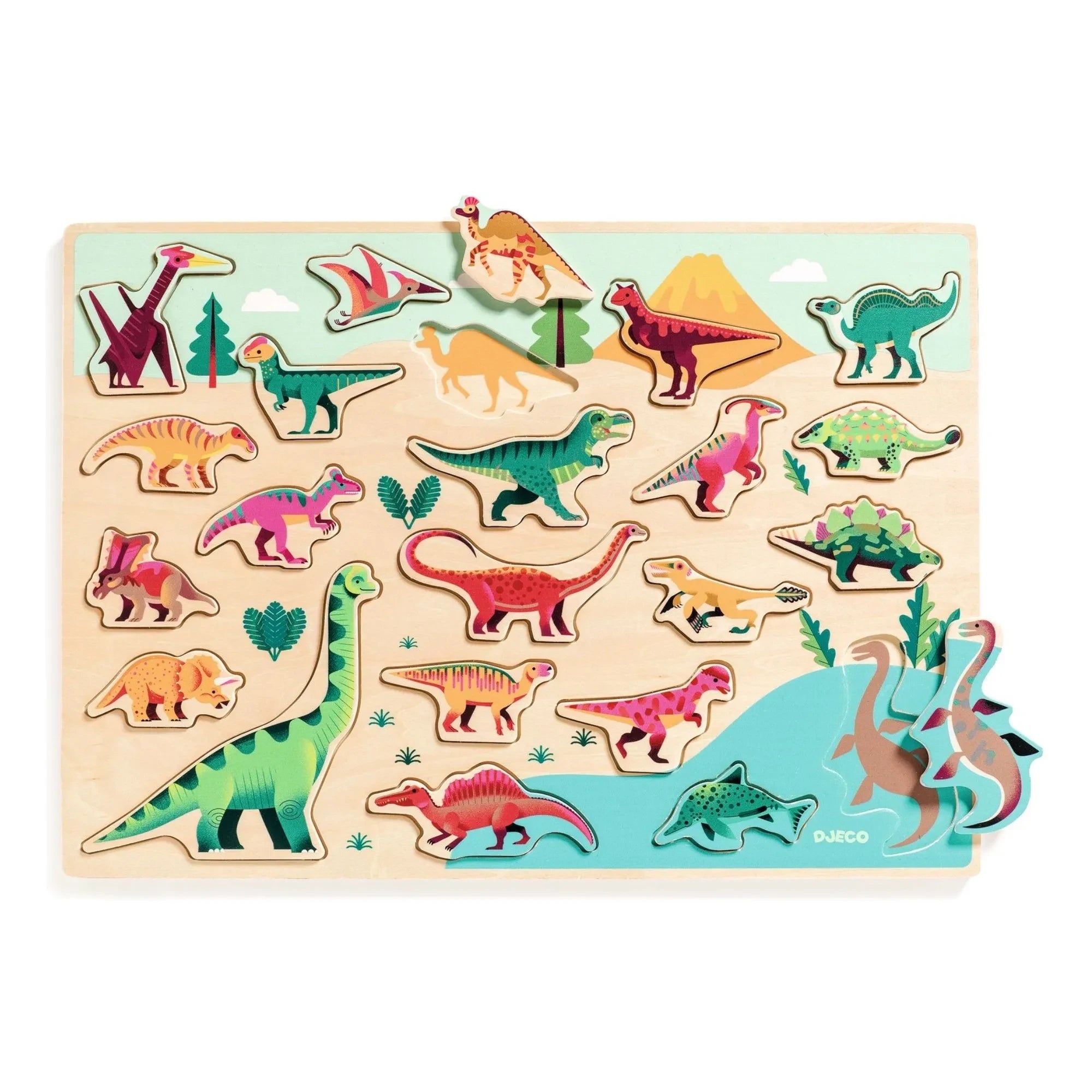 Djeco - Dino Holzpuzzle